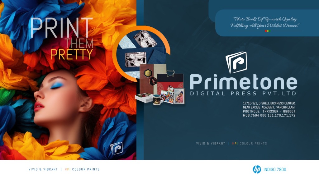 Primetone Digital Press - Print Them Pretty colorful flower slide